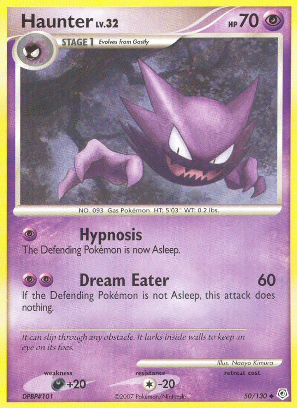 Haunter (50/130) [Diamond & Pearl: Base Set] | Clutch Gaming