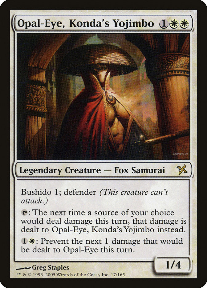 Opal-Eye, Konda's Yojimbo [Betrayers of Kamigawa] | Clutch Gaming