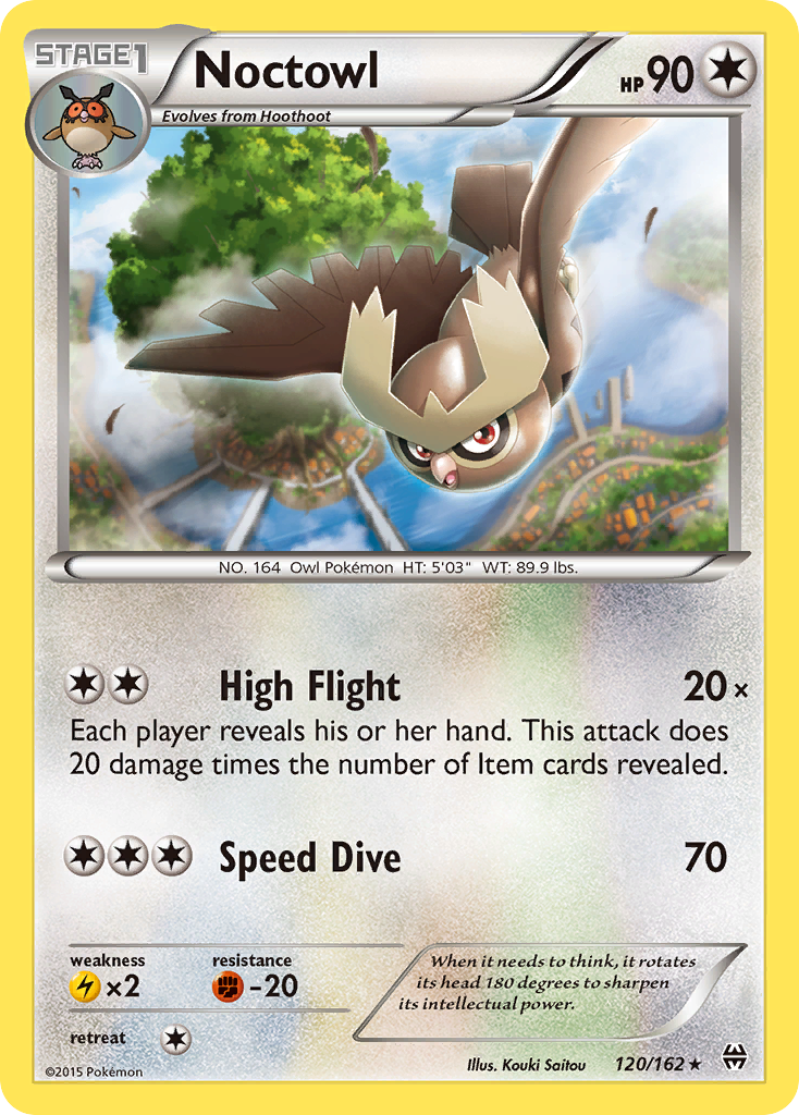 Noctowl (120/162) [XY: BREAKthrough] | Clutch Gaming