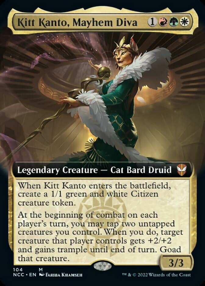 Kitt Kanto, Mayhem Diva (Extended Art) [Streets of New Capenna Commander] | Clutch Gaming