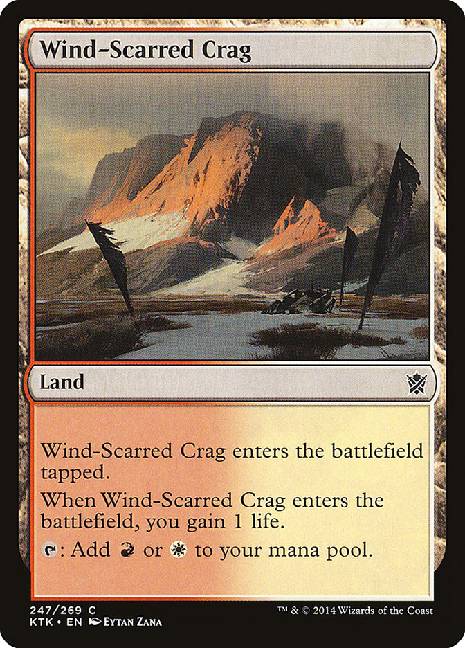 Wind-Scarred Crag [Khans of Tarkir] | Clutch Gaming