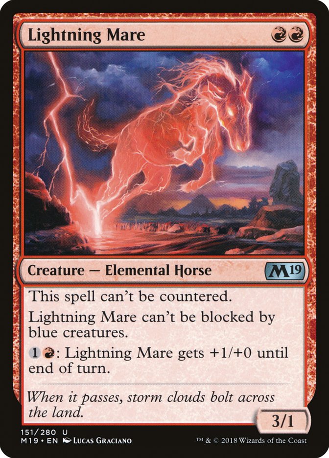 Lightning Mare [Core Set 2019] | Clutch Gaming