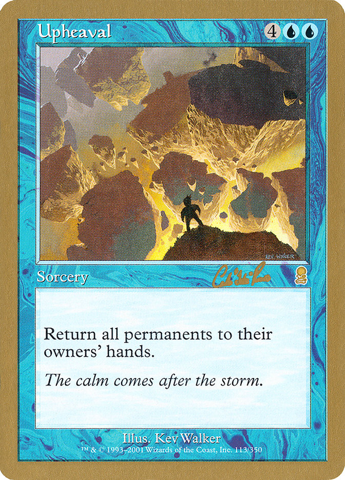 Upheaval (Carlos Romao) [World Championship Decks 2002] | Clutch Gaming