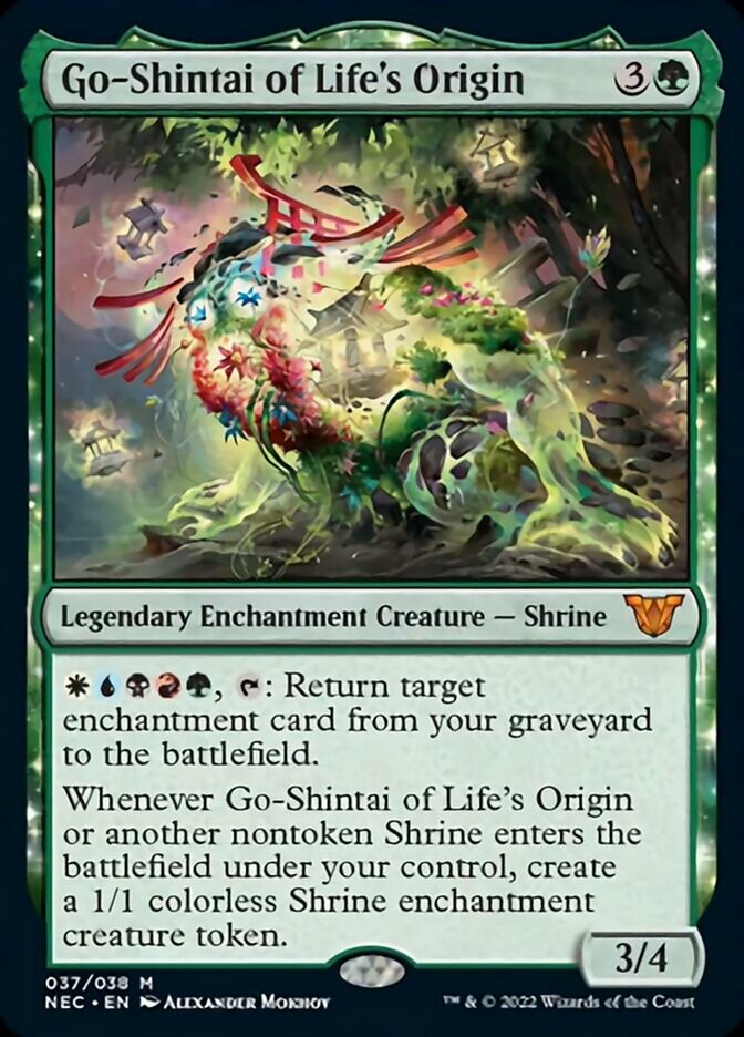 Go-Shintai of Life's Origin [Kamigawa: Neon Dynasty Commander] | Clutch Gaming