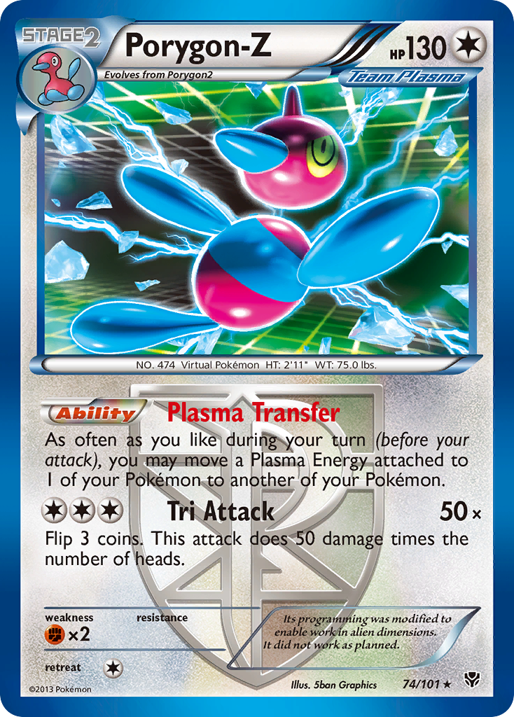 Porygon-Z (74/101) [Black & White: Plasma Blast] | Clutch Gaming