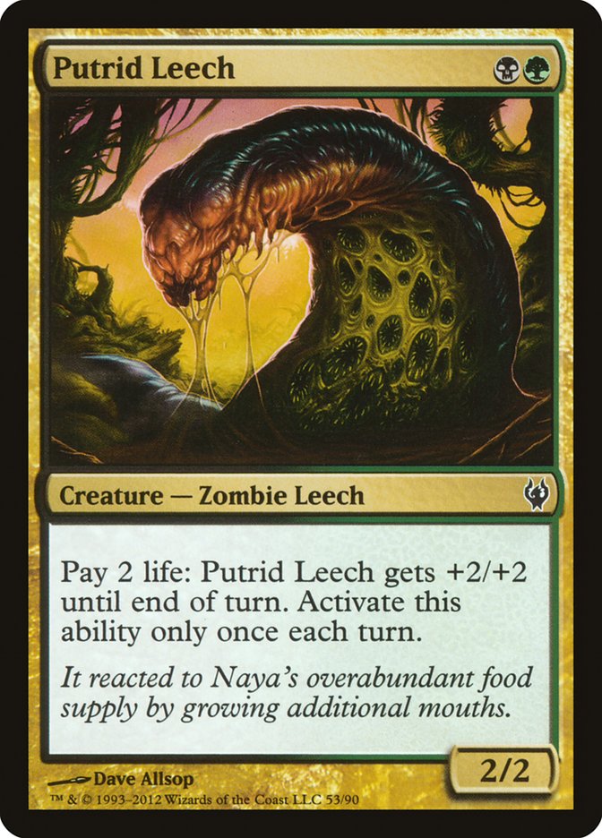 Putrid Leech [Duel Decks: Izzet vs. Golgari] | Clutch Gaming