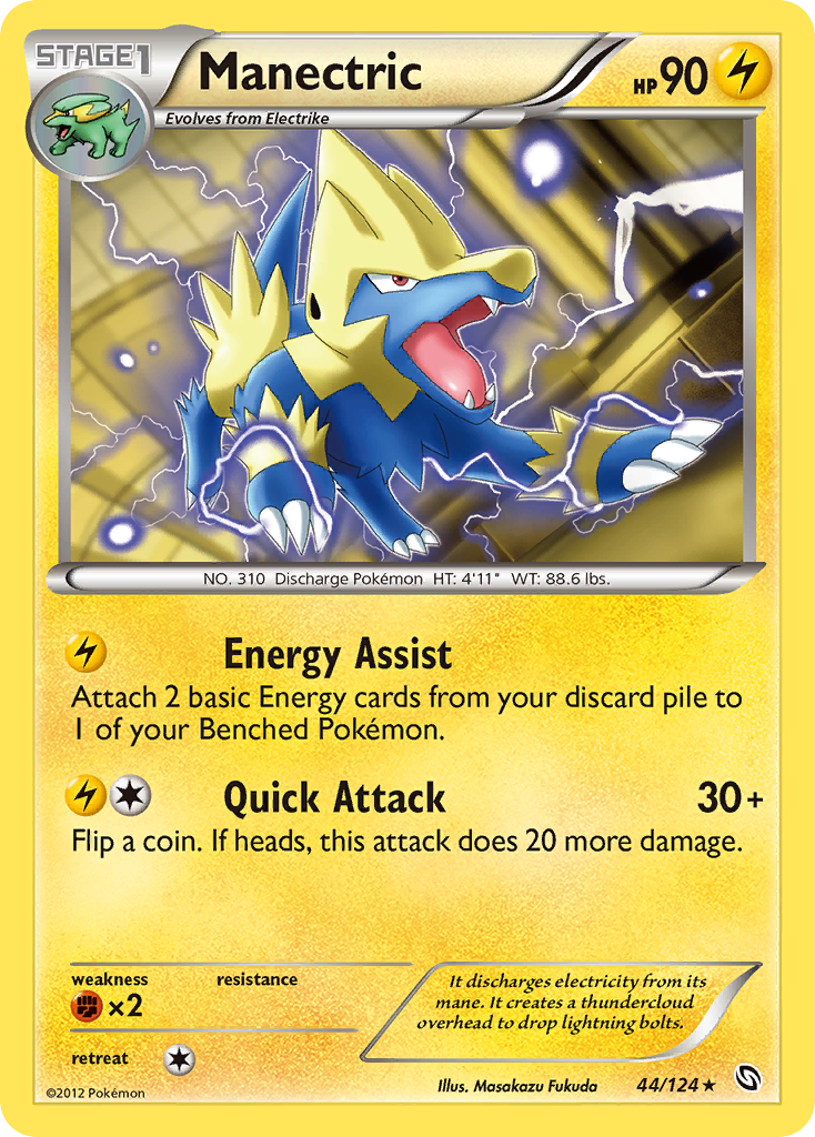 Manectric (44/124) [Black & White: Dragons Exalted] | Clutch Gaming