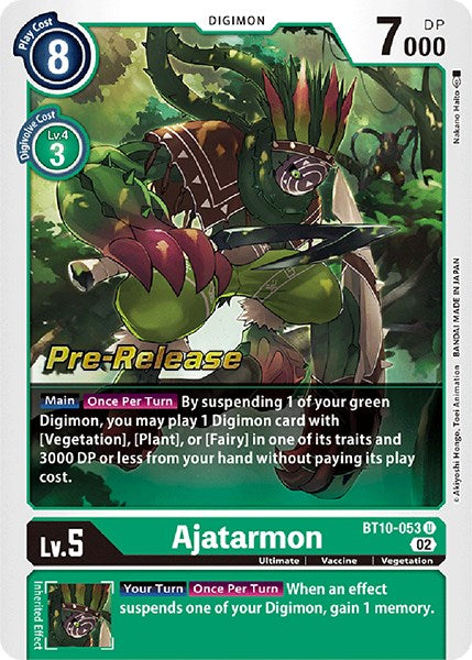 Ajatarmon [BT10-053] [Xros Encounter Pre-Release Cards] | Clutch Gaming