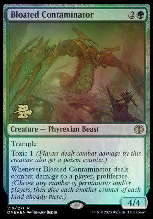 Bloated Contaminator [Phyrexia: All Will Be One Prerelease Promos] | Clutch Gaming