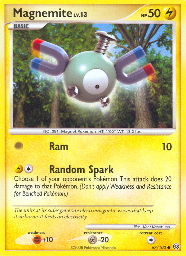 Magnemite (67/100) [Diamond & Pearl: Stormfront] | Clutch Gaming