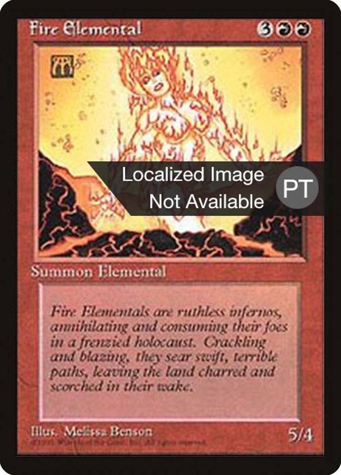 Fire Elemental [Fourth Edition (Foreign Black Border)] | Clutch Gaming