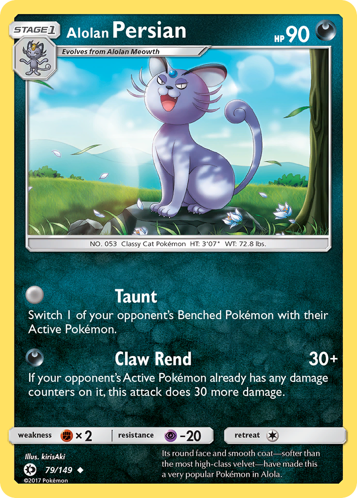 Alolan Persian (79/149) [Sun & Moon: Base Set] | Clutch Gaming