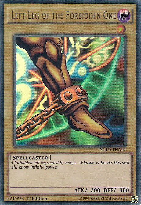 Left Leg of the Forbidden One [YGLD-ENA19] Ultra Rare | Clutch Gaming