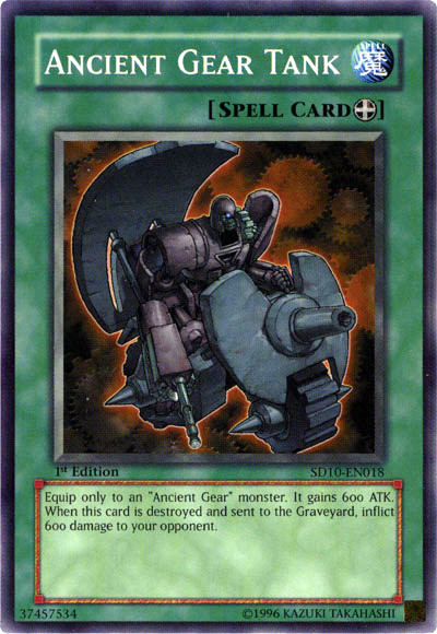 Ancient Gear Tank [SD10-EN018] Common | Clutch Gaming
