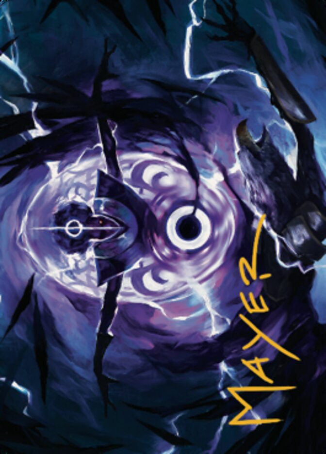 Rona's Vortex Art Card (Gold-Stamped Signature) [Dominaria United Art Series] | Clutch Gaming