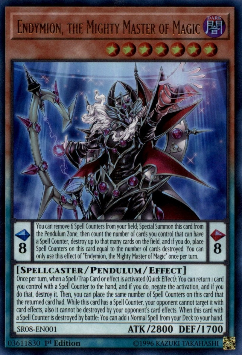 Endymion, the Mighty Master of Magic [SR08-EN001] Ultra Rare | Clutch Gaming