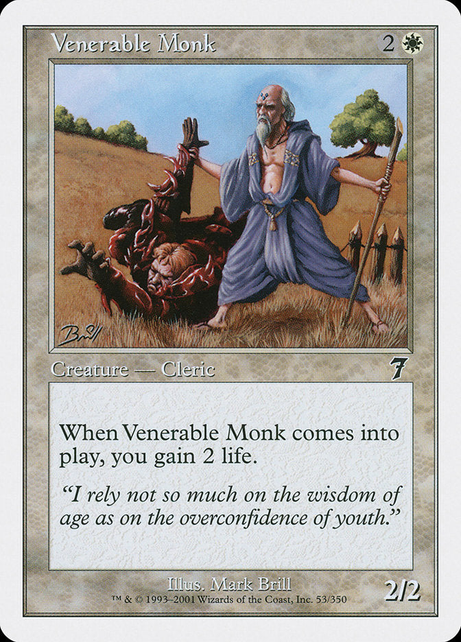 Venerable Monk [Seventh Edition] | Clutch Gaming