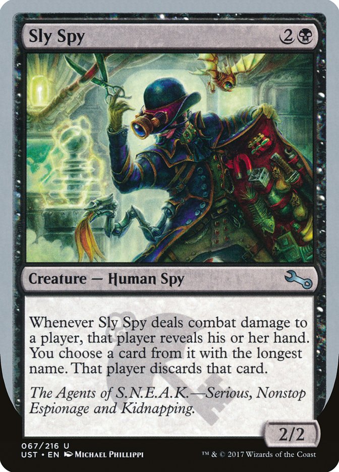 Sly Spy ("Serious, Nonstop Espionage and Kidnapping") [Unstable] | Clutch Gaming