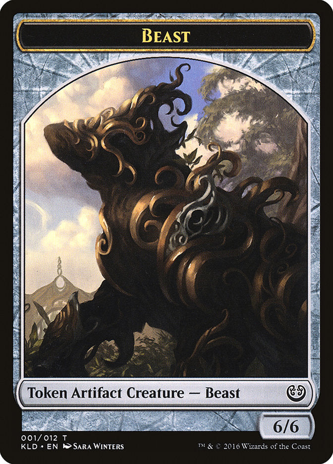 Beast Token [Kaladesh Tokens] | Clutch Gaming