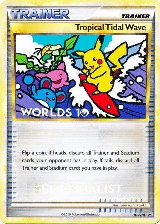 Tropical Tidal Wave (HGSS18) (Semi Finalist) [HeartGold & SoulSilver: Black Star Promos] | Clutch Gaming