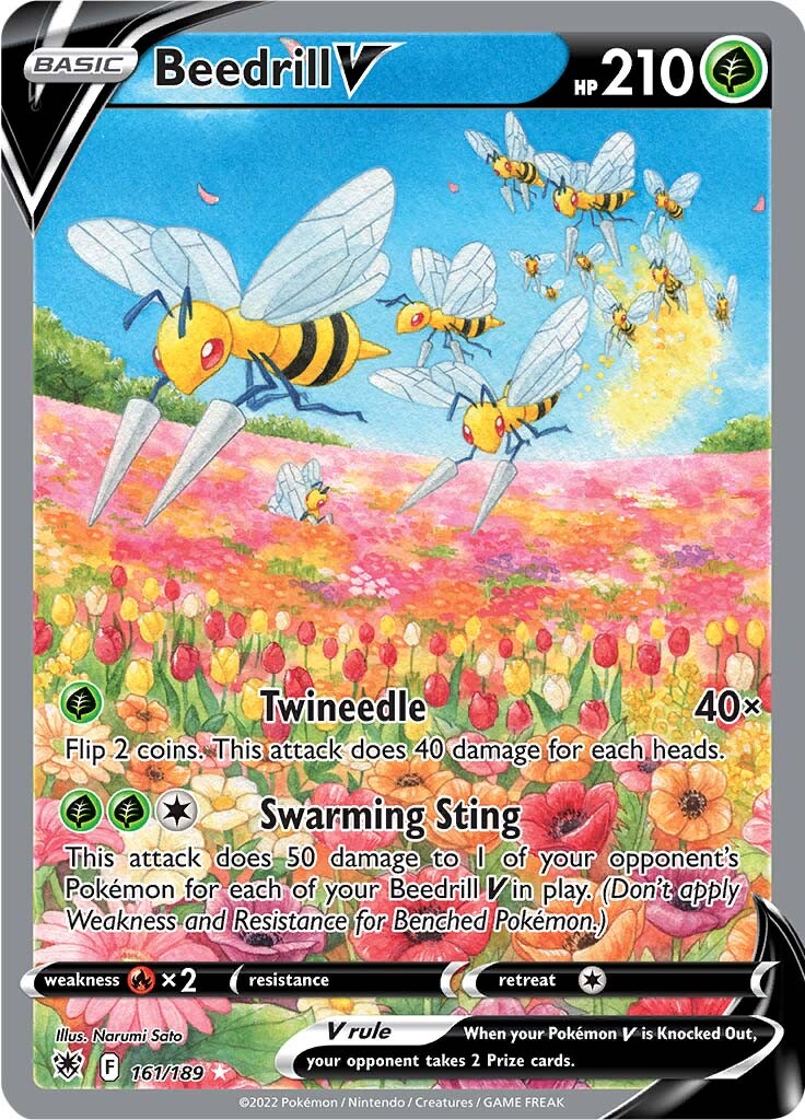 Beedrill V (161/189) [Sword & Shield: Astral Radiance] | Clutch Gaming