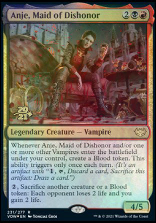 Anje, Maid of Dishonor [Innistrad: Crimson Vow Prerelease Promos] | Clutch Gaming