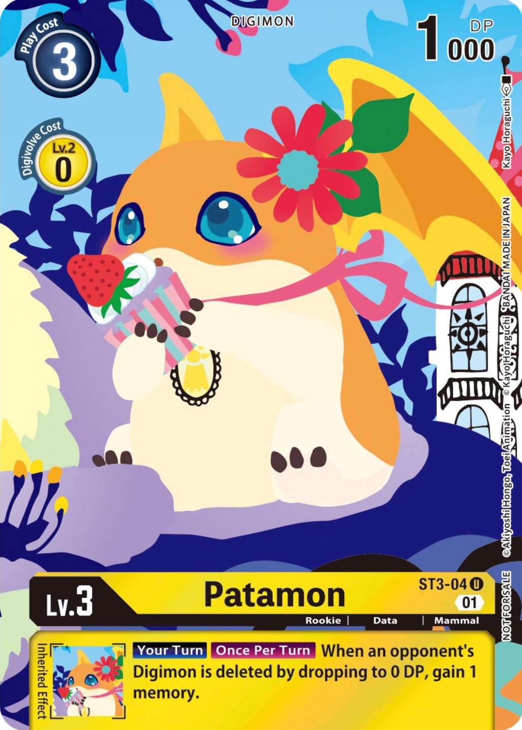 Patamon [ST3-04] (Tamer's Card Set 2 Floral Fun) [Starter Deck: Heaven's Yellow Promos] | Clutch Gaming