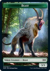 Beast // Treasure Double-Sided Token [Double Masters Tokens] | Clutch Gaming