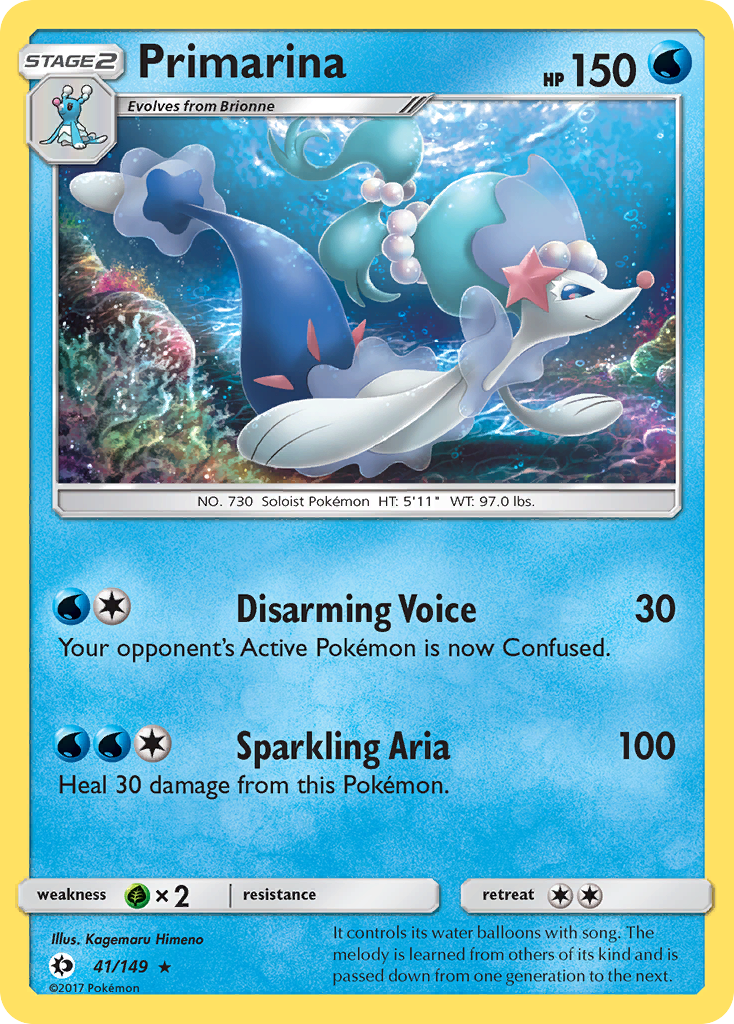 Primarina (41/149) [Sun & Moon: Base Set] | Clutch Gaming