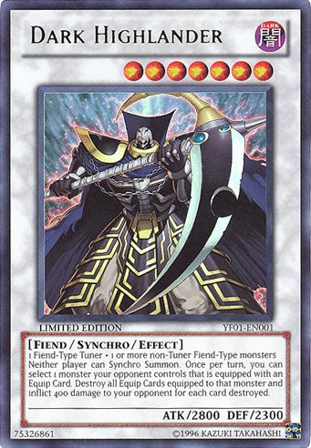 Dark Highlander [YF01-EN001] Ultra Rare | Clutch Gaming