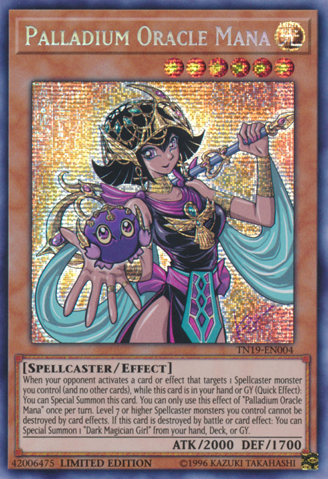 Palladium Oracle Mana [TN19-EN004] Prismatic Secret Rare | Clutch Gaming