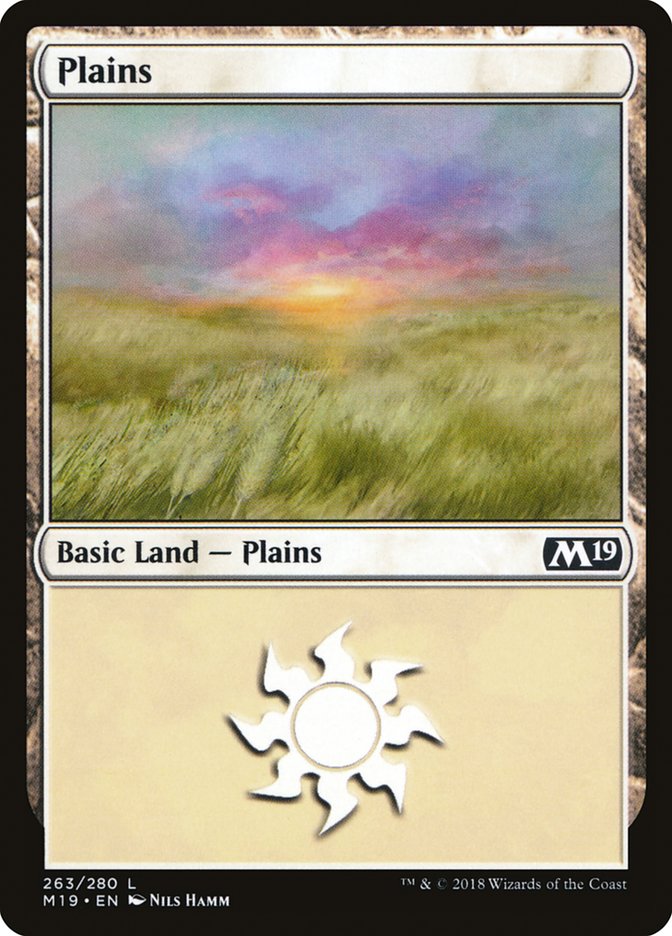 Plains (263) [Core Set 2019] | Clutch Gaming