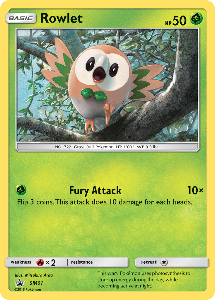 Rowlet (SM01) [Sun & Moon: Black Star Promos] | Clutch Gaming