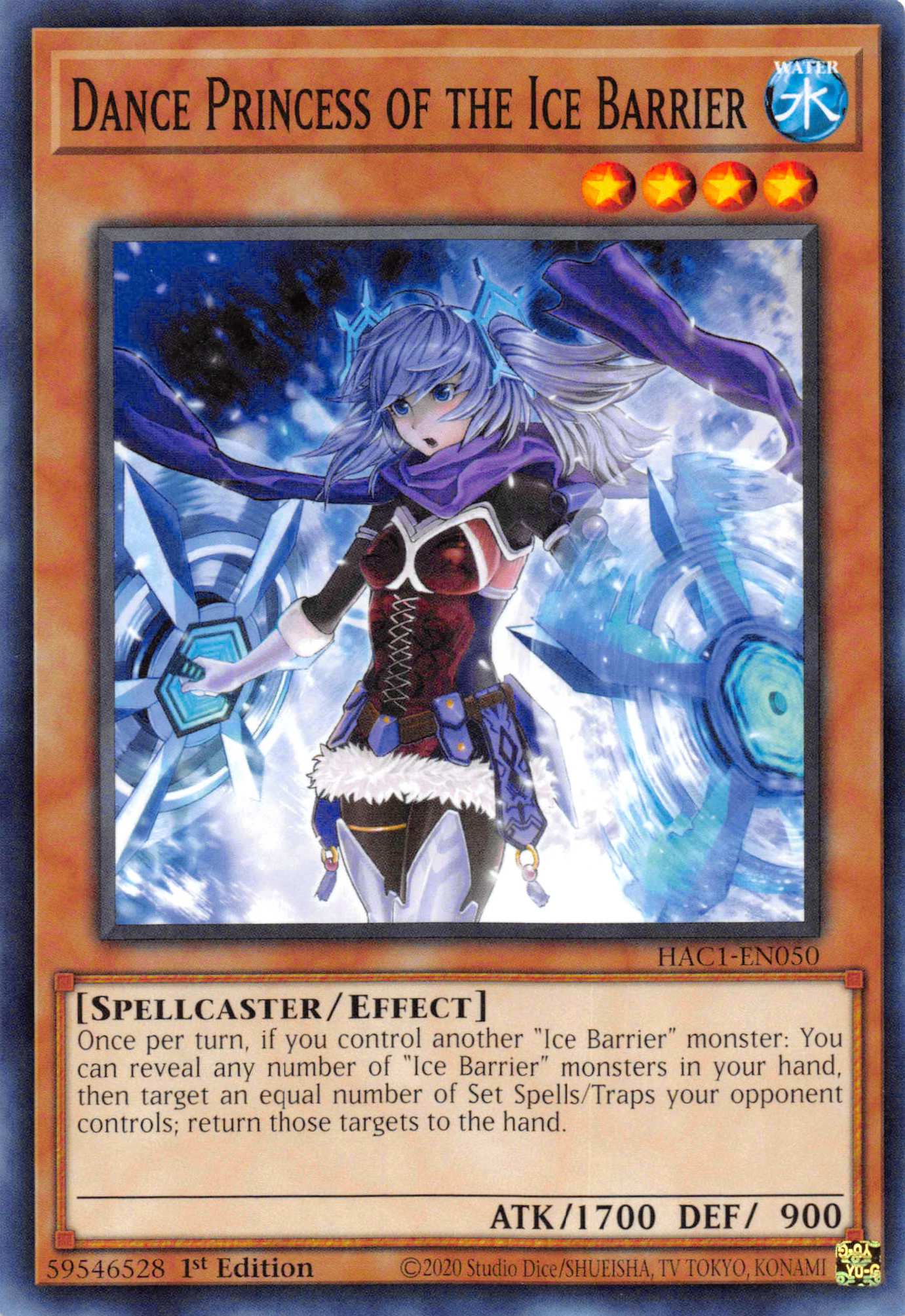 Dance Princess of the Ice Barrier [HAC1-EN050] Common | Clutch Gaming
