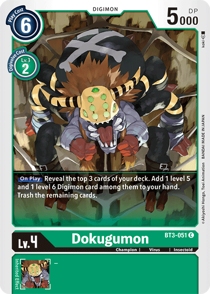 Dokugumon [BT3-051] [Release Special Booster Ver.1.5] | Clutch Gaming