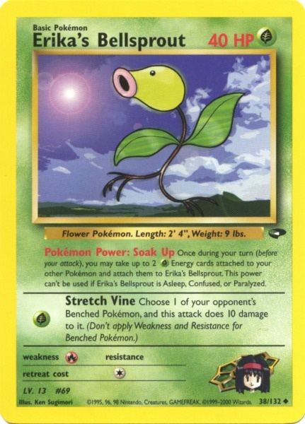 Erika's Bellsprout (38/132) [Gym Challenge Unlimited] | Clutch Gaming