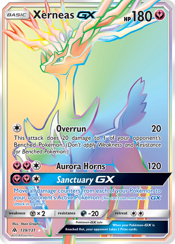 Xerneas GX (139/131) [Sun & Moon: Forbidden Light] | Clutch Gaming