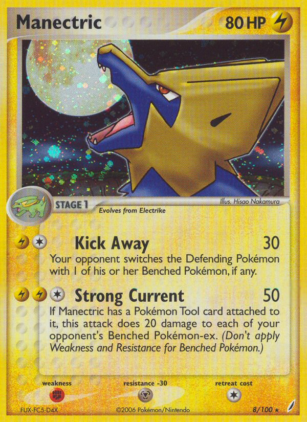 Manectric (8/100) [EX: Crystal Guardians] | Clutch Gaming