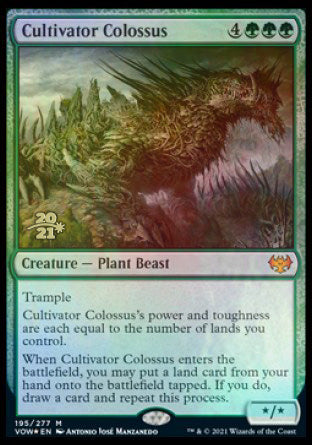 Cultivator Colossus [Innistrad: Crimson Vow Prerelease Promos] | Clutch Gaming