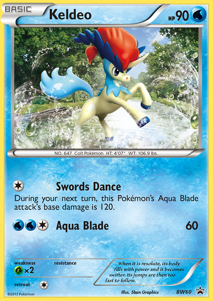 Keldeo (BW60) [Black & White: Black Star Promos] | Clutch Gaming