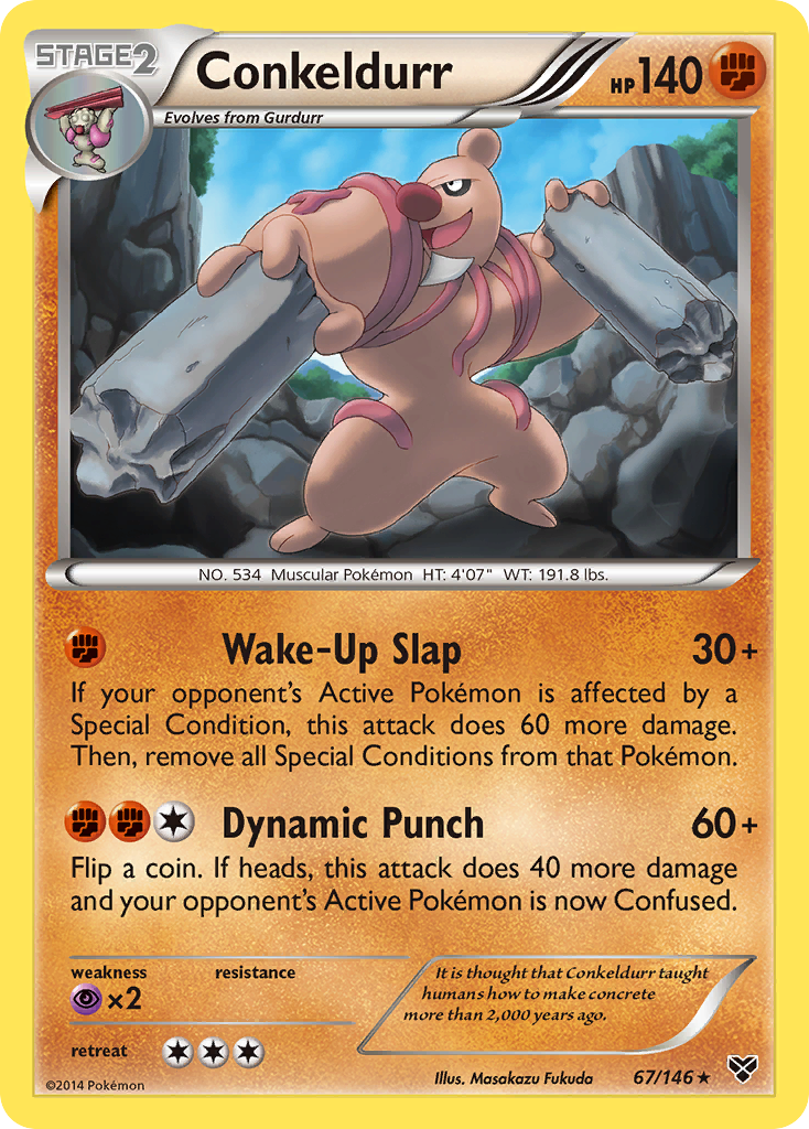 Conkeldurr (67/146) [XY: Base Set] | Clutch Gaming