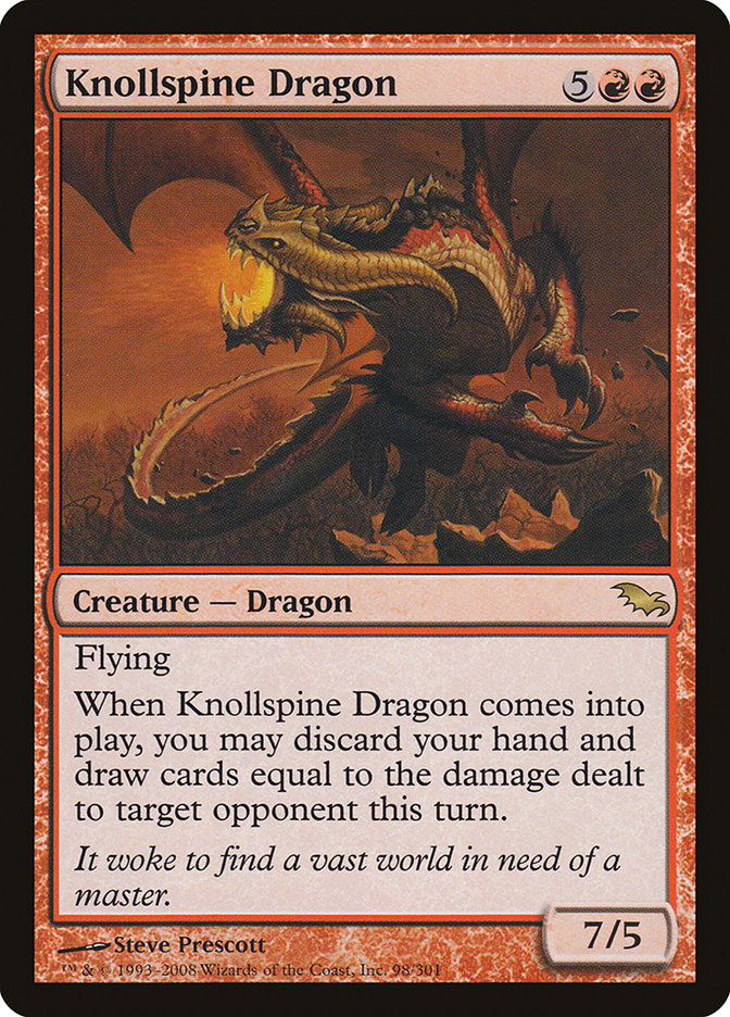 Knollspine Dragon [Shadowmoor] | Clutch Gaming