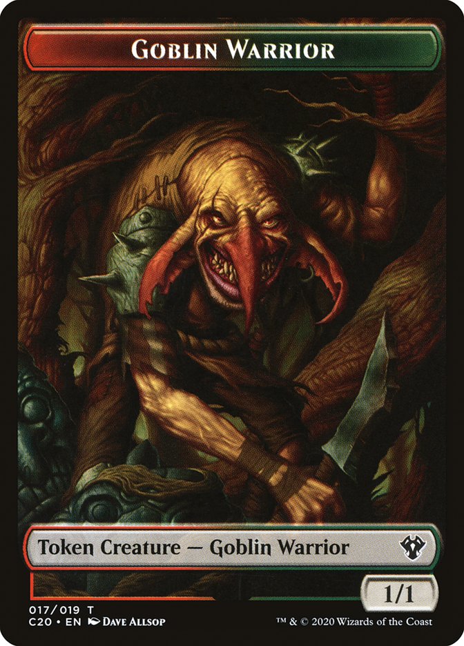 Goblin Warrior Token [Commander 2020] | Clutch Gaming