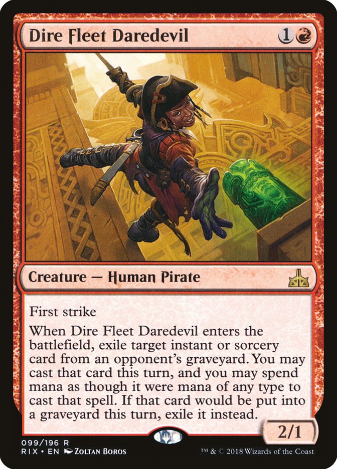 Dire Fleet Daredevil [Rivals of Ixalan] | Clutch Gaming