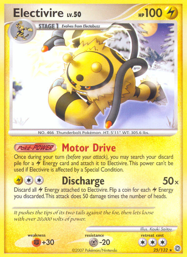 Electivire (25/132) (Theme Deck Exclusive) [Diamond & Pearl: Secret Wonders] | Clutch Gaming