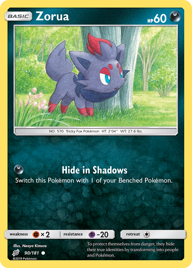 Zorua (90/181) [Sun & Moon: Team Up] | Clutch Gaming