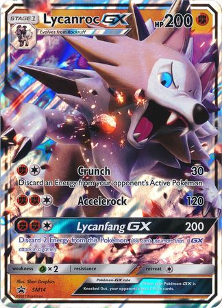 Lycanroc GX (SM14) (Jumbo Card) [Sun & Moon: Black Star Promos] | Clutch Gaming