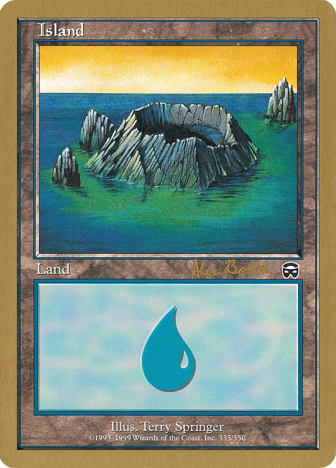 Island (ab335) (Alex Borteh) [World Championship Decks 2001] | Clutch Gaming