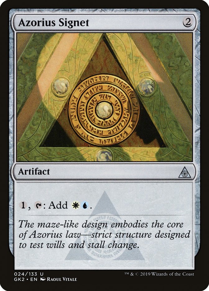 Azorius Signet [Ravnica Allegiance Guild Kit] | Clutch Gaming