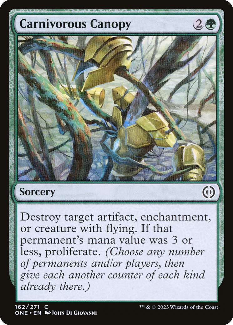 Carnivorous Canopy [Phyrexia: All Will Be One] | Clutch Gaming